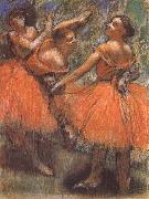 Edgar Degas Dancer in the red Spain oil painting artist
